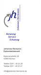Mobile Screenshot of johannes-hermanns.de