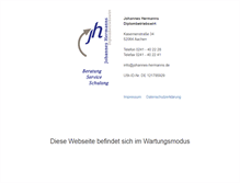 Tablet Screenshot of johannes-hermanns.de